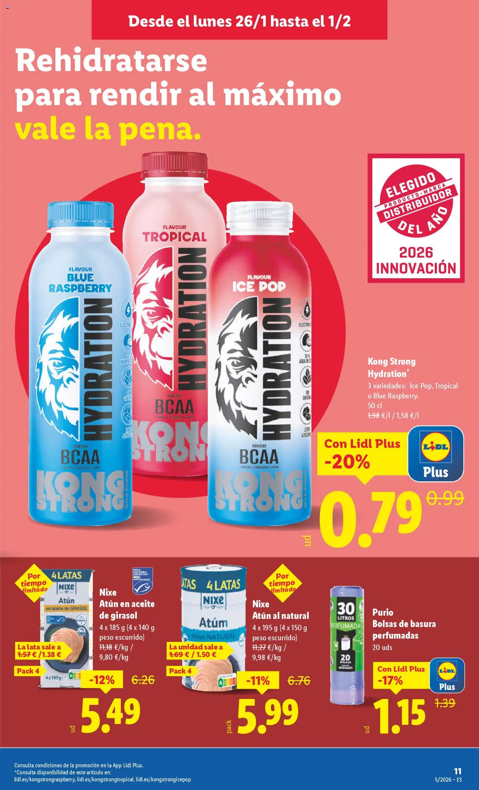 Lidl folleto │ válido desde el 26.01.2026 | Página: 17 | Productos: Aceite, Aceite de girasol, Peso