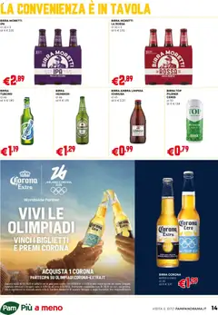 Anteprima del volantino PAM Occasioni Extra catalogo valido a partire dal 04.12.2025 | Pagina: 14 | Prodotti: Top, Birra Moretti, Ceres, Heineken