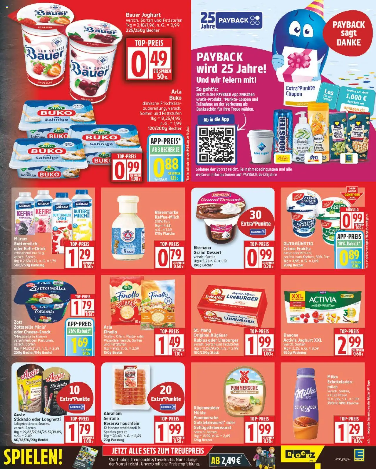 Edeka Prospekt 	 - gültig ab dem 21.07.2025 | Seite: 9 | Produkte: Butter, Zitrone, Wurst, Pasta