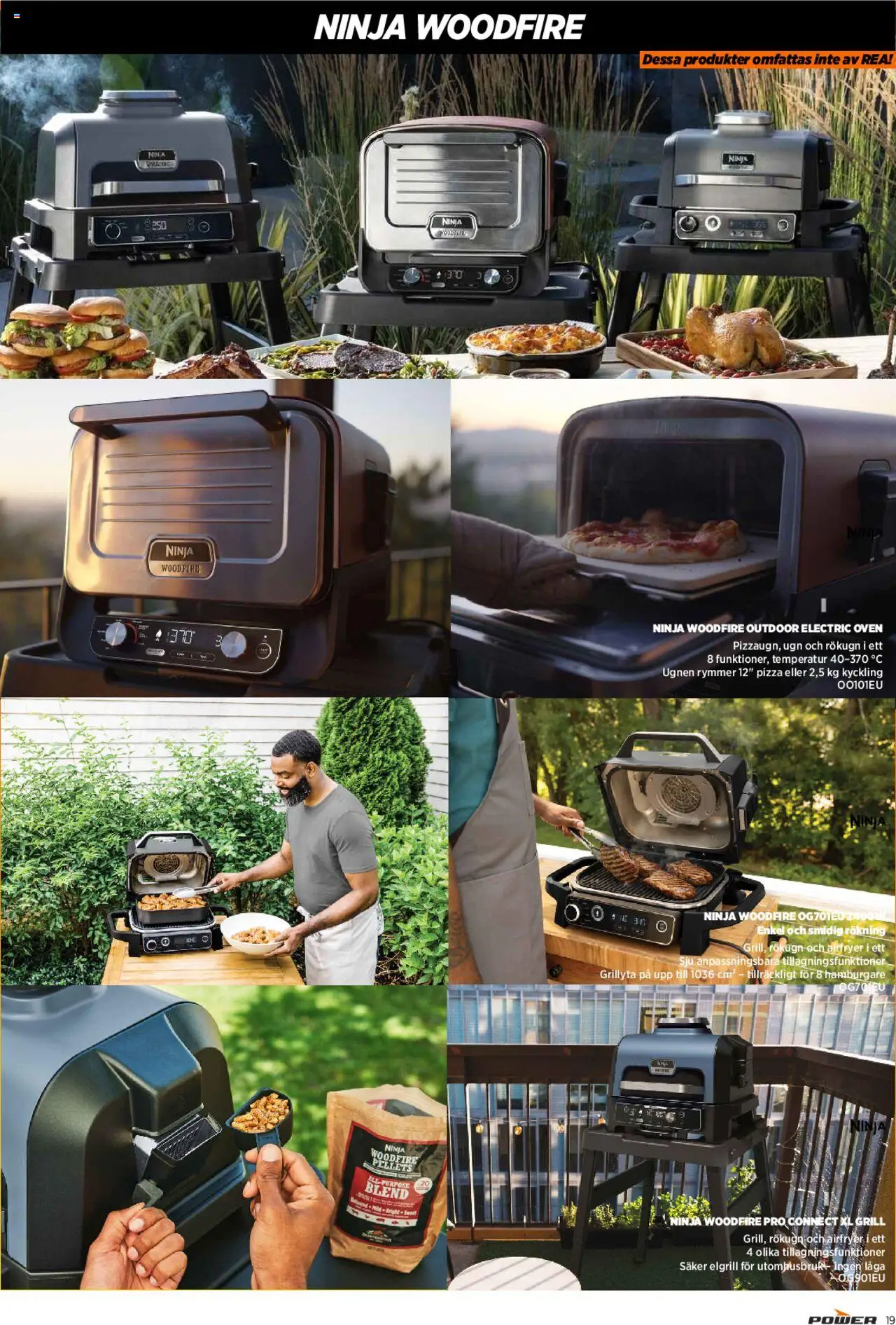 Power reklamblad aktuell från 23.06.2025 | Sida: 19 | Produkter: Elgrill, Hamburgare, Airfryer, Ugnen