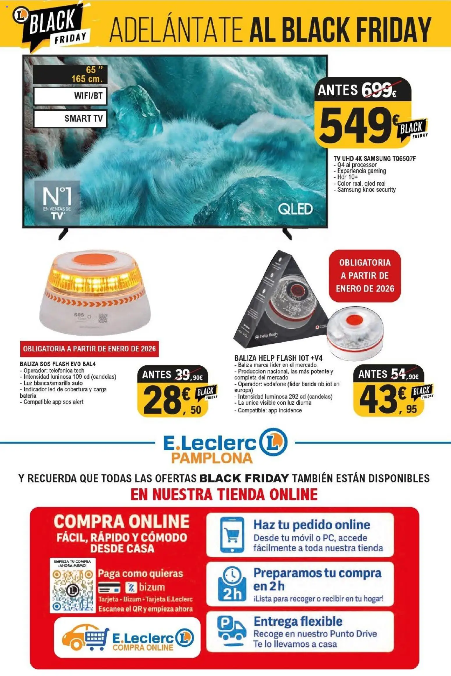 E.Leclerc Black Friday │ válido desde el 19.11.2025 | Página: 40 | Productos: Té, Batería