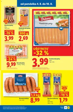 Lidl leták │ platný od 04.08.2025 | Strana: 31