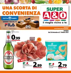 Anteprima del volantino A&O Supermercato catalogo valido a partire dal 18.09.2025
