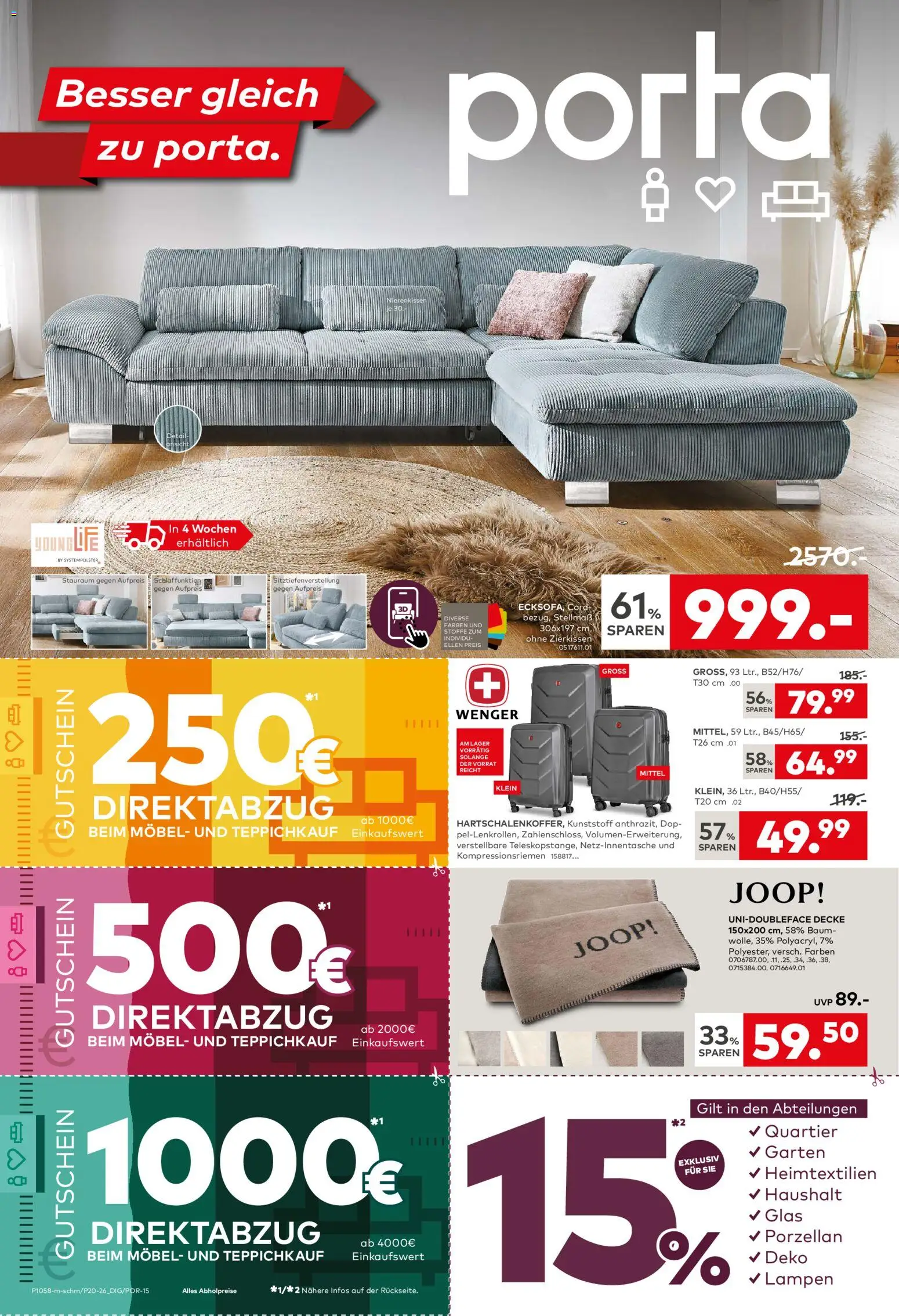 Porta! Prospekt 	 – gültig ab 04.05.2026 | Seite: 1 | Produkte: Decke