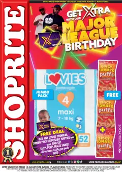 Preview of Shoprite specials valid from 15.08.2025