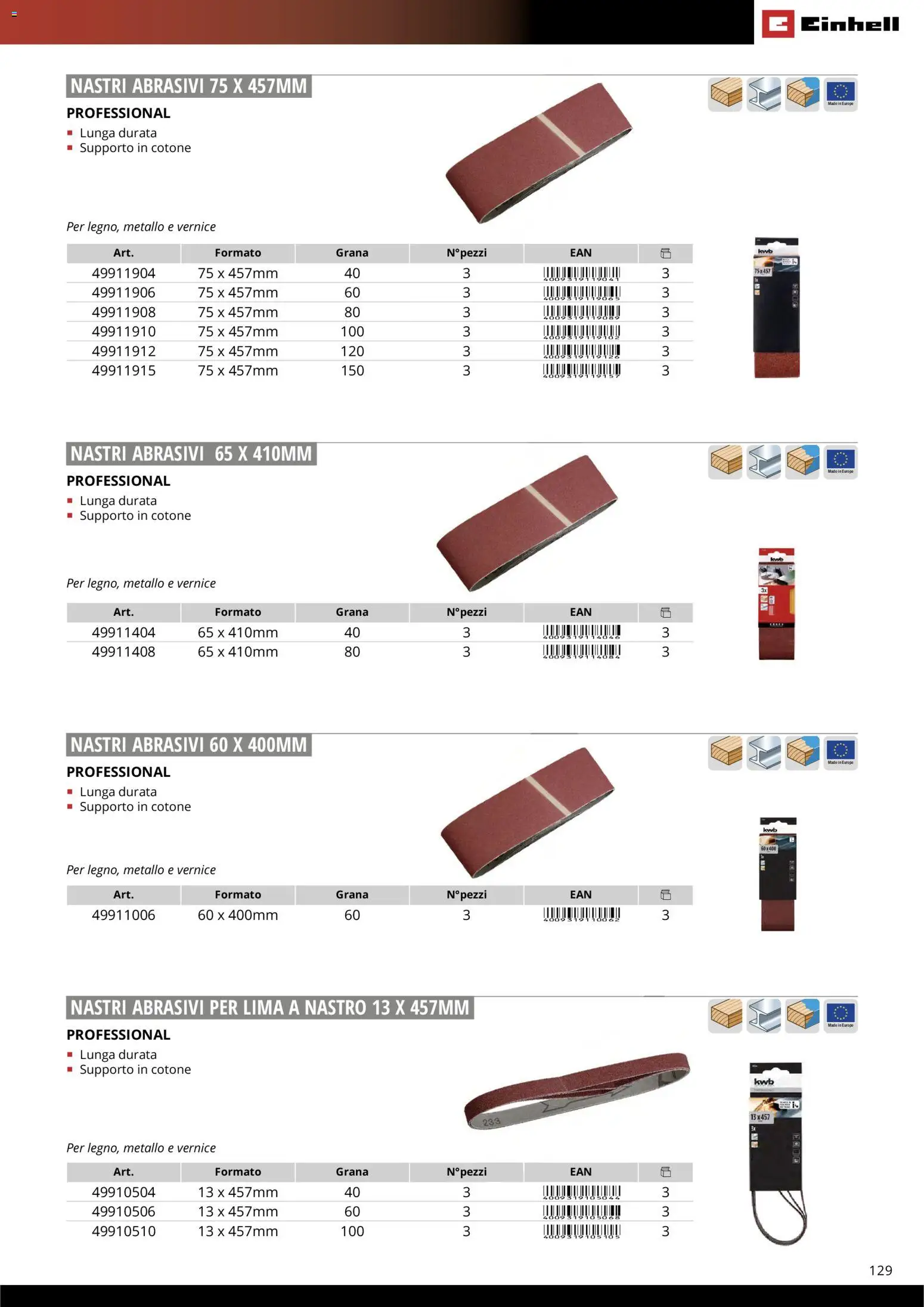 Volantino Einhell del 17.03.2026 | Pagina: 131 | Prodotti: Lima
