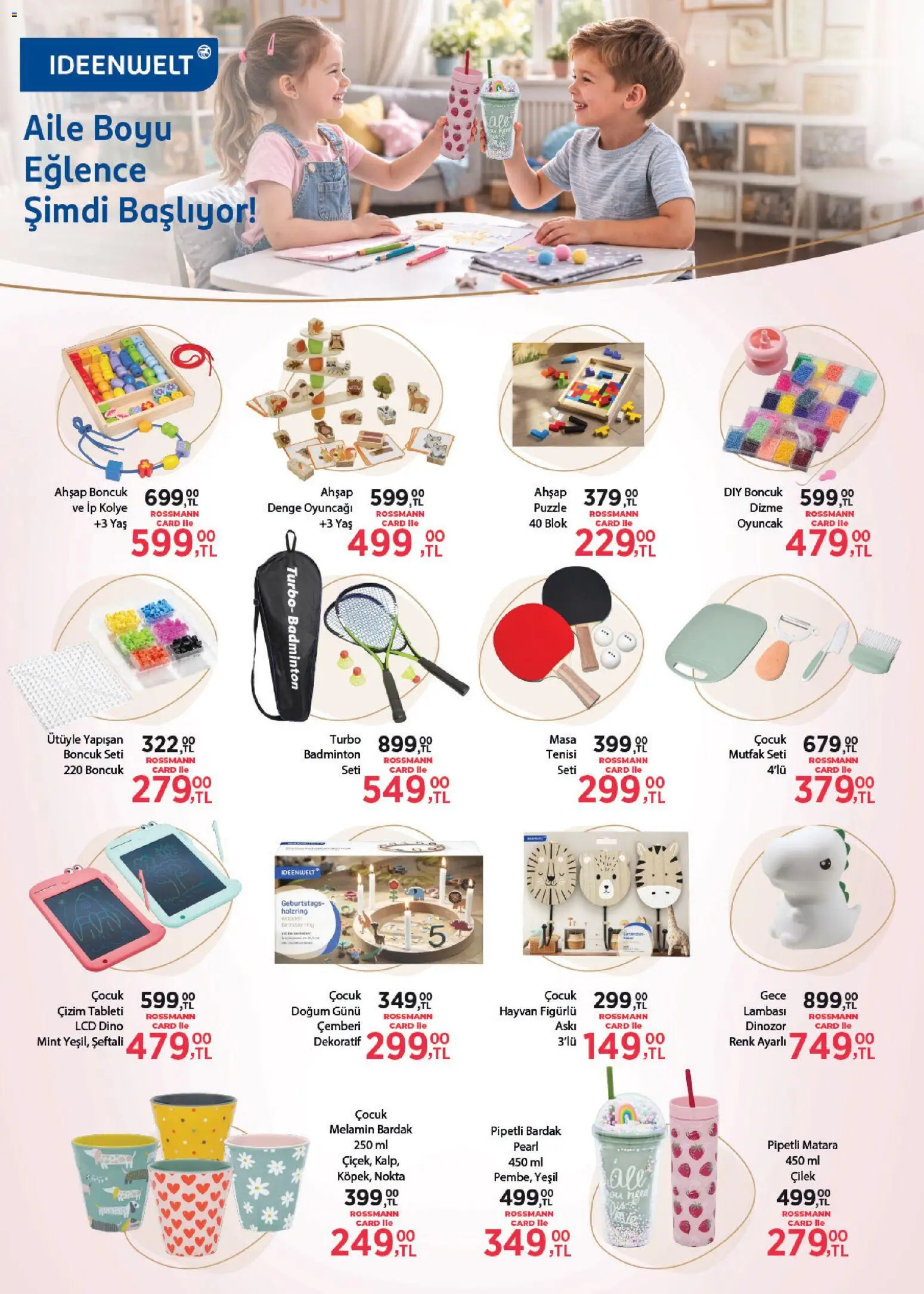 Rossmann - Nisan Ev & Yaşam Kataloğu - 01.04.2026 tarihinden itibaren geçerlidir | Sayfa: 13 | Ürünler: Masa, Çilek, Zselatin, Şeftali