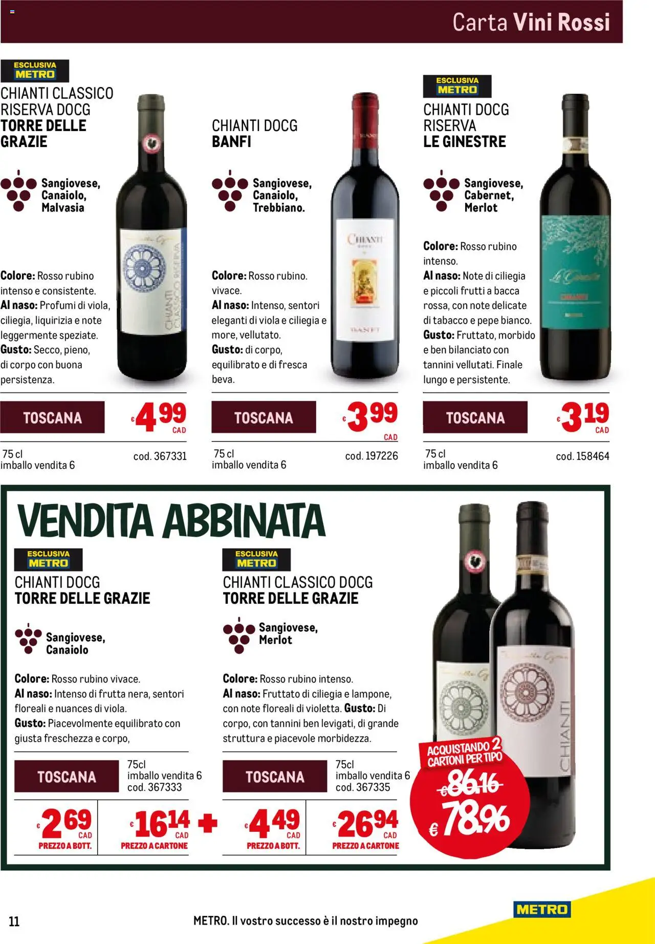 Volantino Metro del 25.09.2025 | Pagina: 11 | Prodotti: Frutta, Pepe