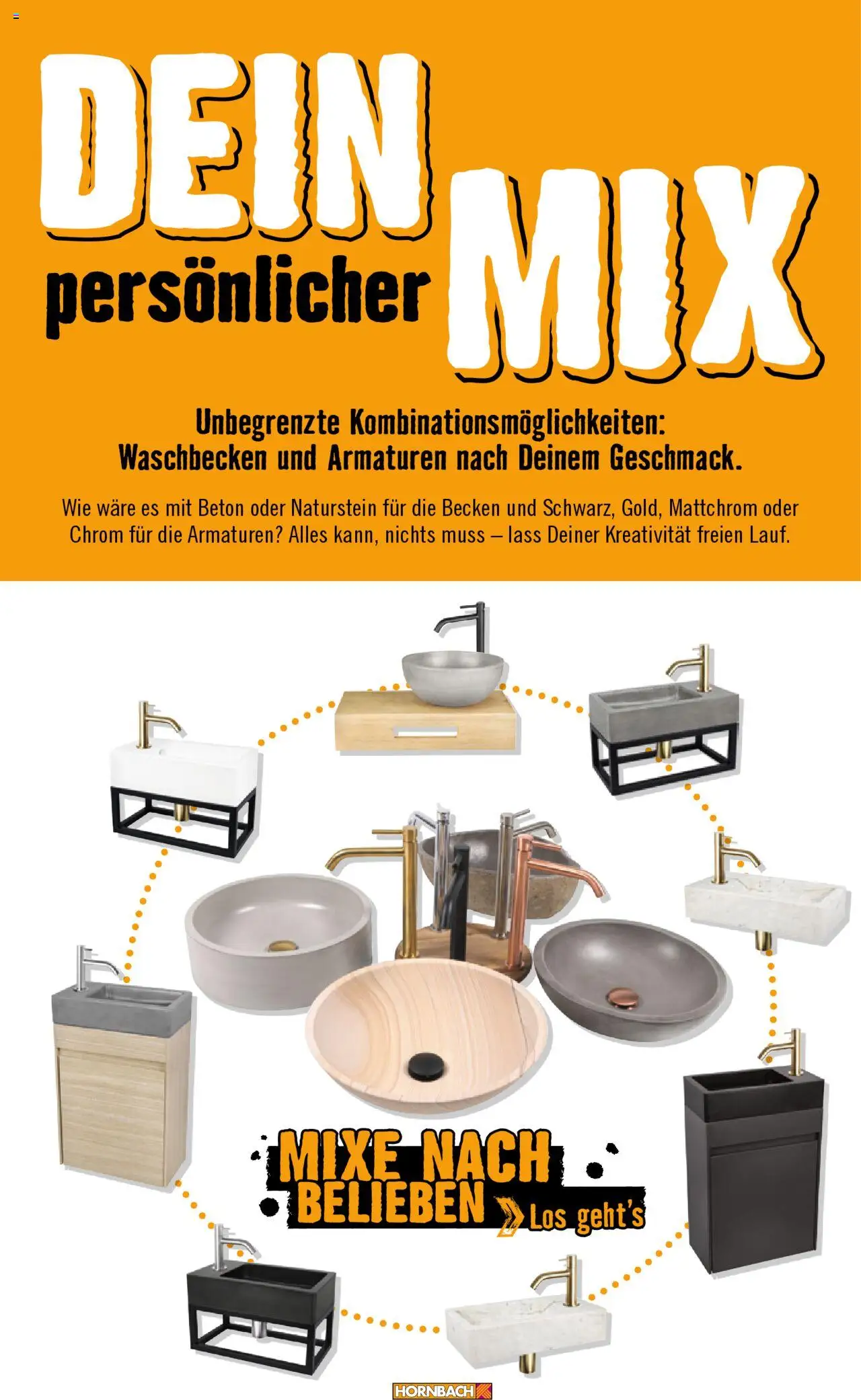 Hornbach Bad 2024 gültig ab 01.10.2024 | Seite: 42 | Produkte: Waschbecken
