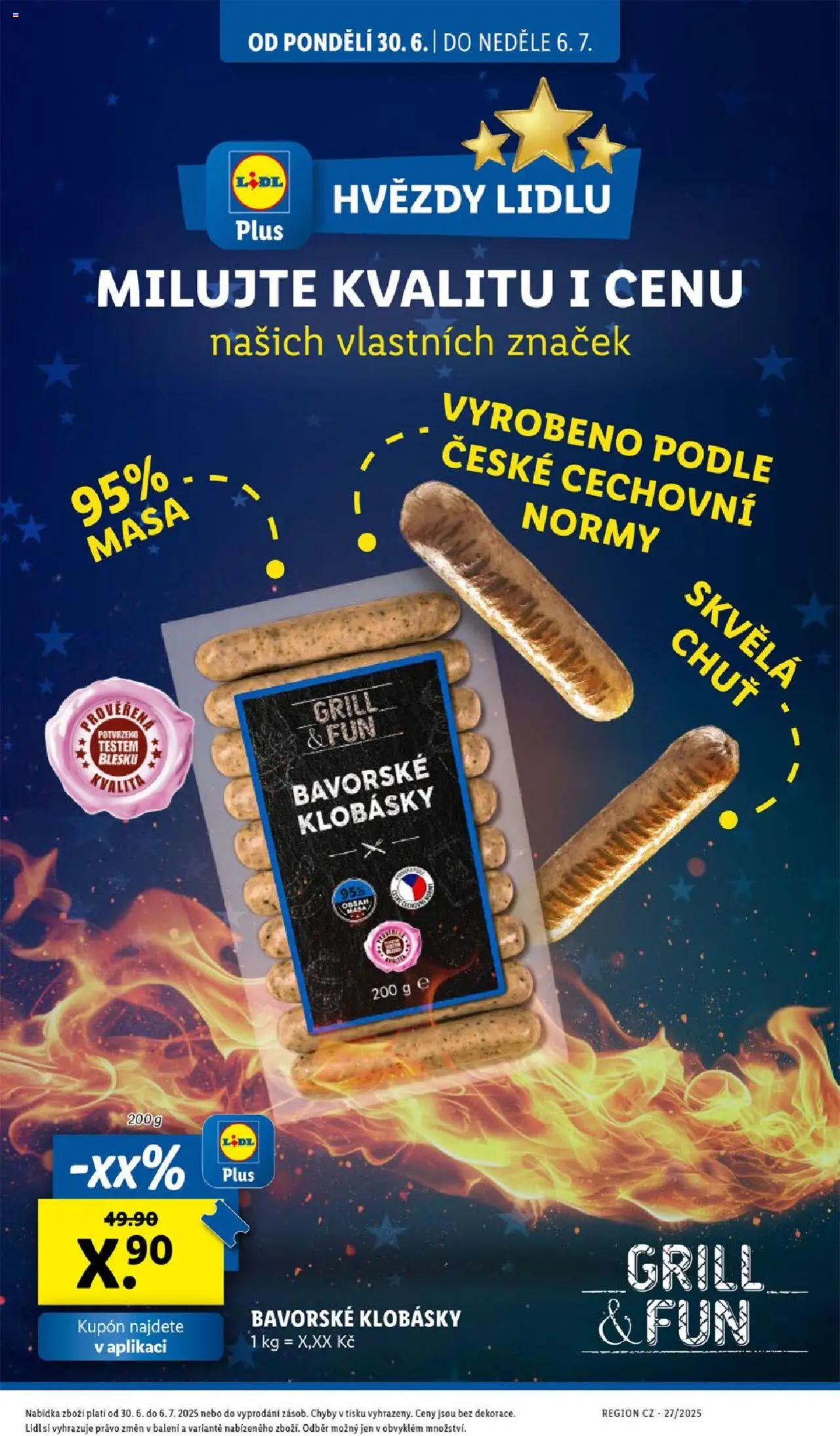 Lidl leták od 30.06.2025 | Strana: 51 | Produkty: Klobásky