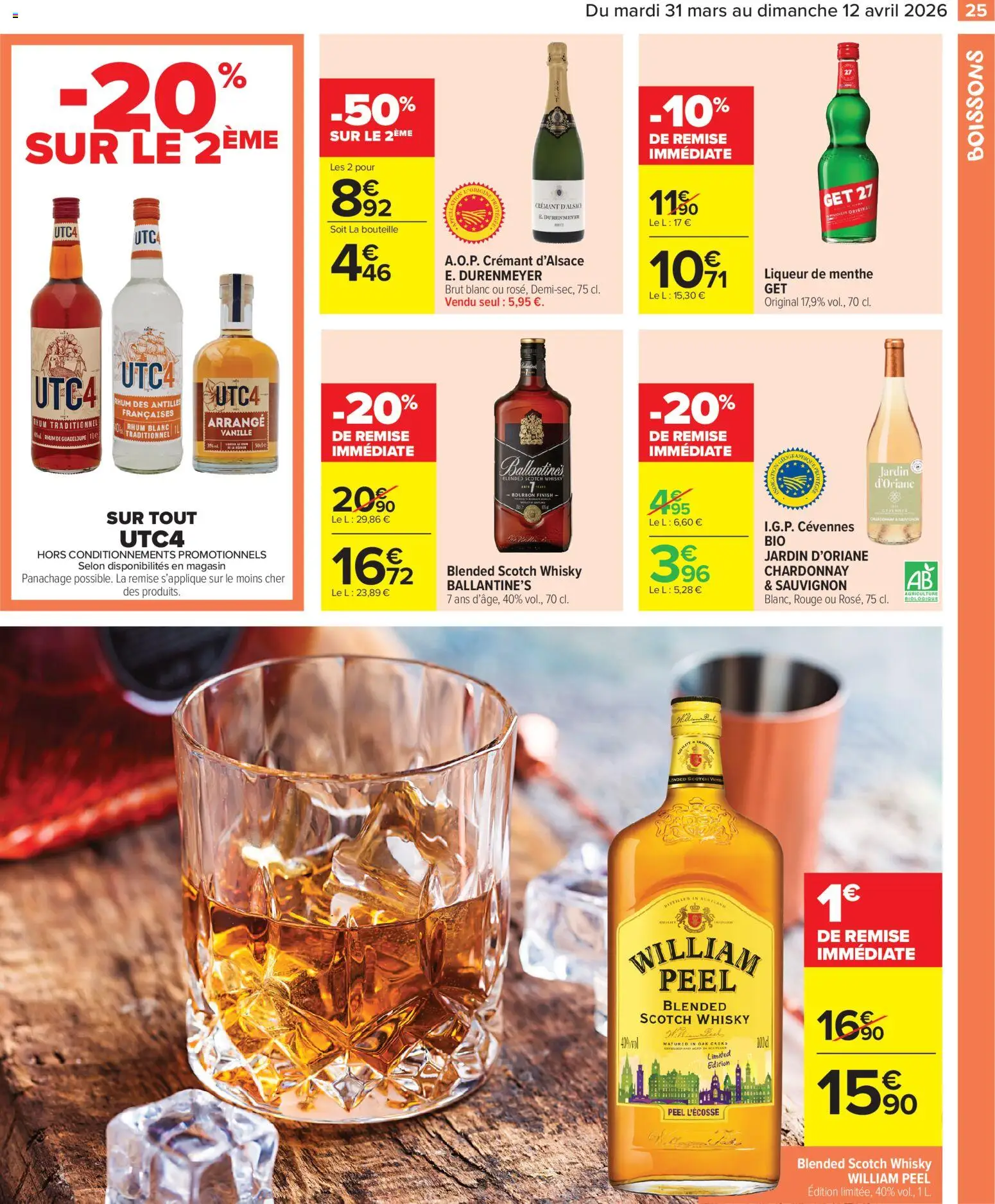 {H1} | Page: 27 | Produits: Whisky, Menthe, Crémant, Crémant d'alsace