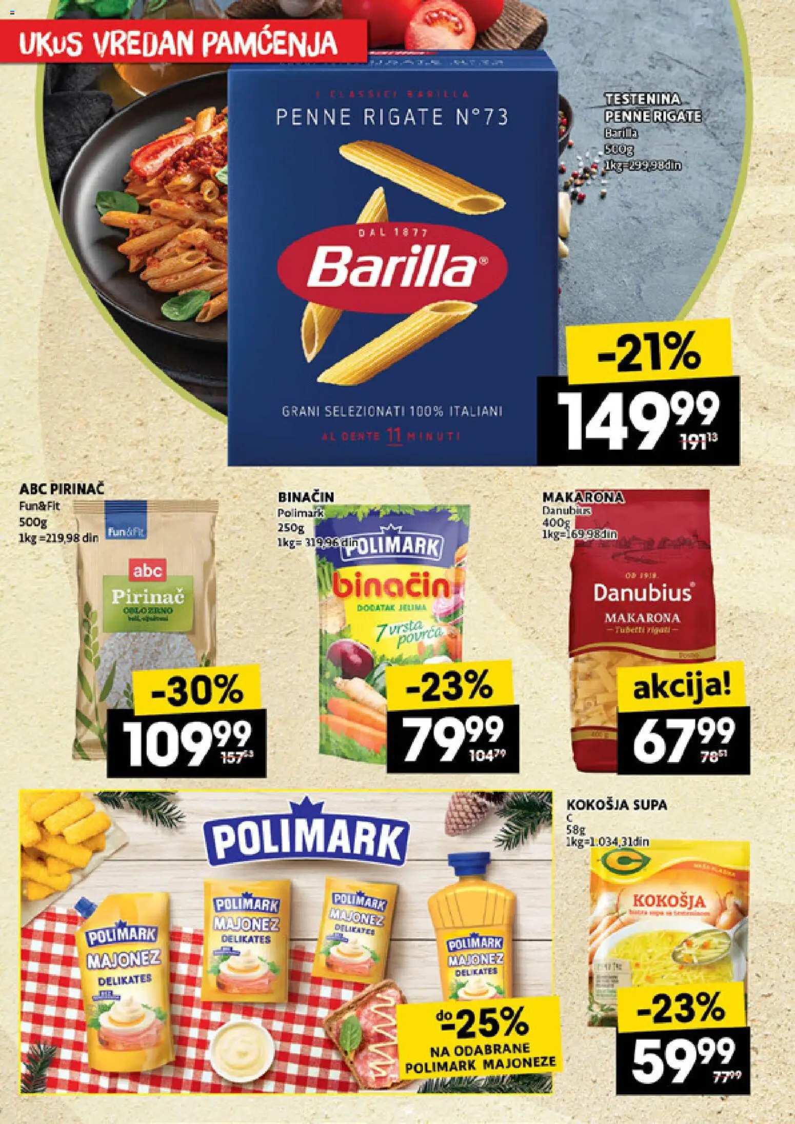 Roda katalog - važi od 29.01.2026 | Strana: 14 | Proizvode: Majonez, Testenina, Pirinač