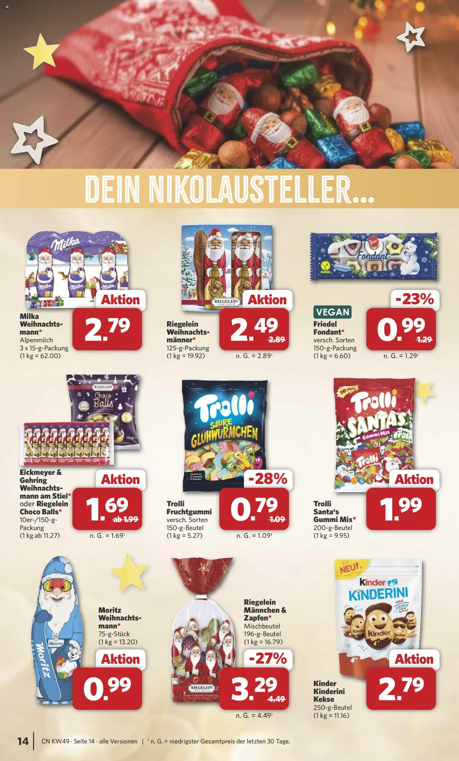 Combi Prospekt 	 – gültig ab 01.12.2025 | Seite: 14 | Produkte: Milka, Kekse