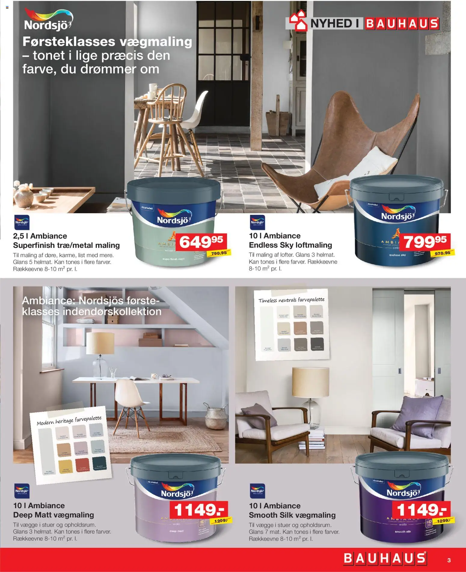 Bauhaus tilbudsavis – gyldig fra 27.12.2025 | Side: 3 | Produkter: Maling