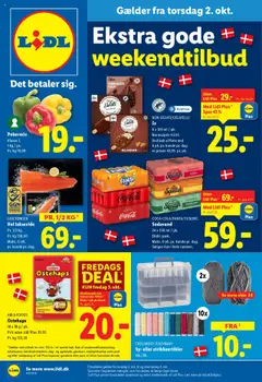 Lidl - Weekend tilbud gyldig fra 02.10.2025