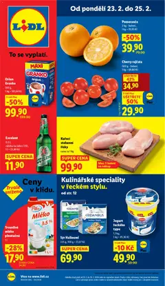 Náhled letáku Lidl leták od 23.02.2026