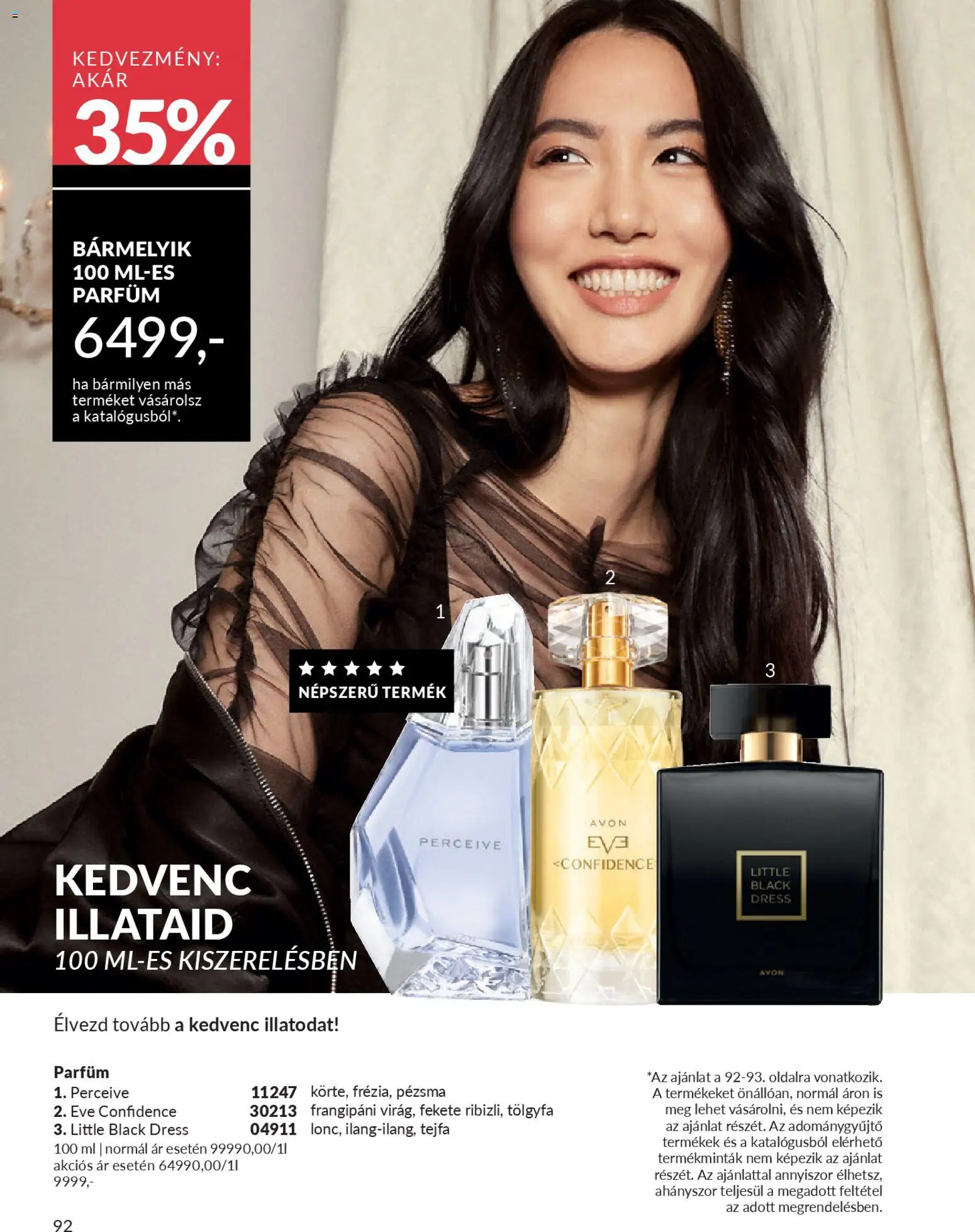 Avon akciós ujság - amely érvényes a következő dátumtól: 01.01.2026 | Oldal: 94 | Termékek: Parfüm