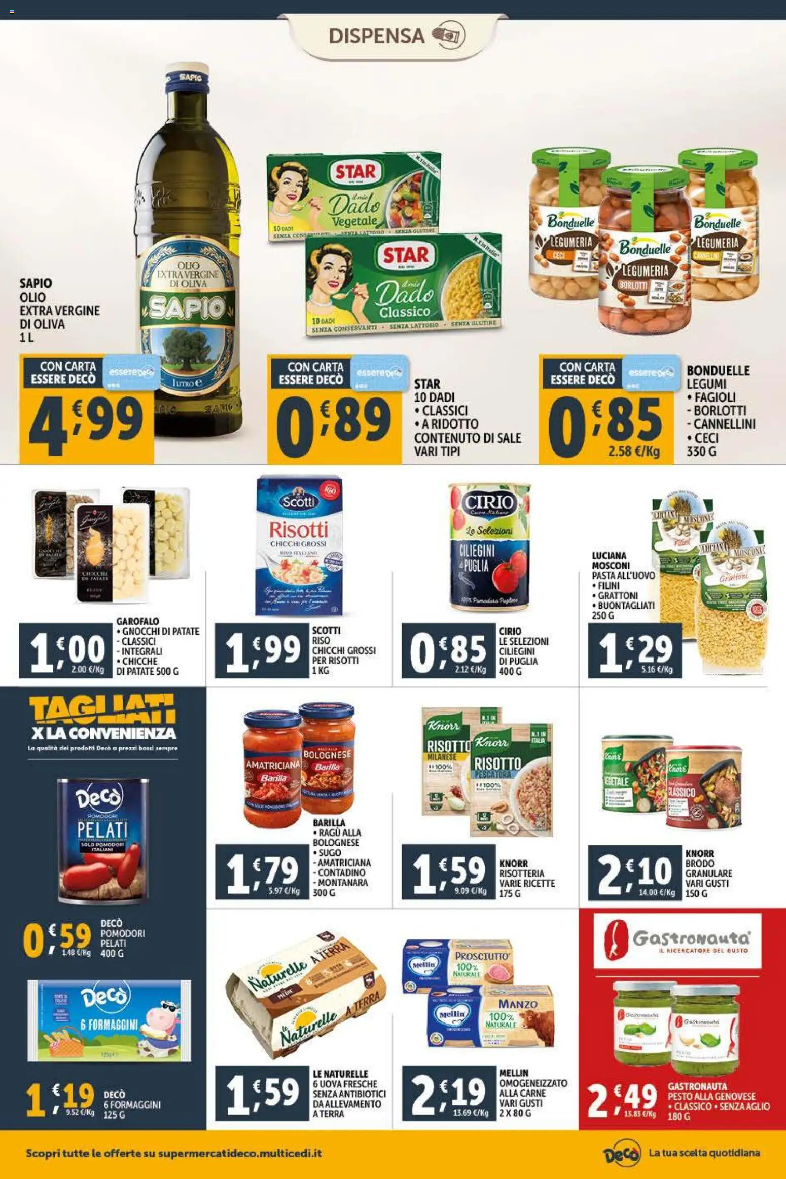 Volantino Decò del 09.01.2026 | Pagina: 8 | Prodotti: Riso, Sale, Aglio, Pomodori
