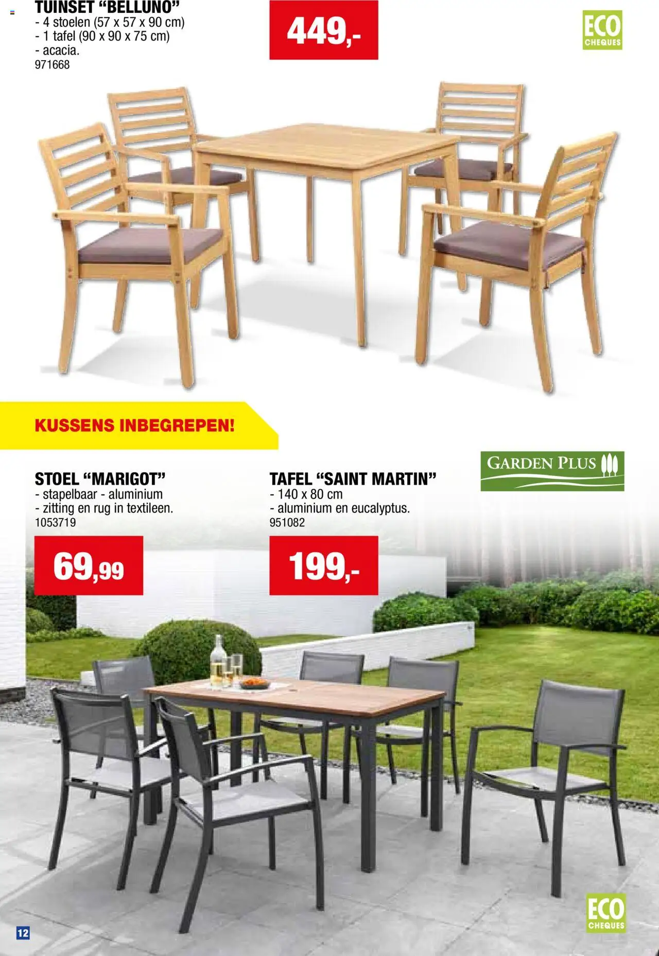 | Pagina: 12 | Producten: Kussens, Zitting, Tafel, Stoel