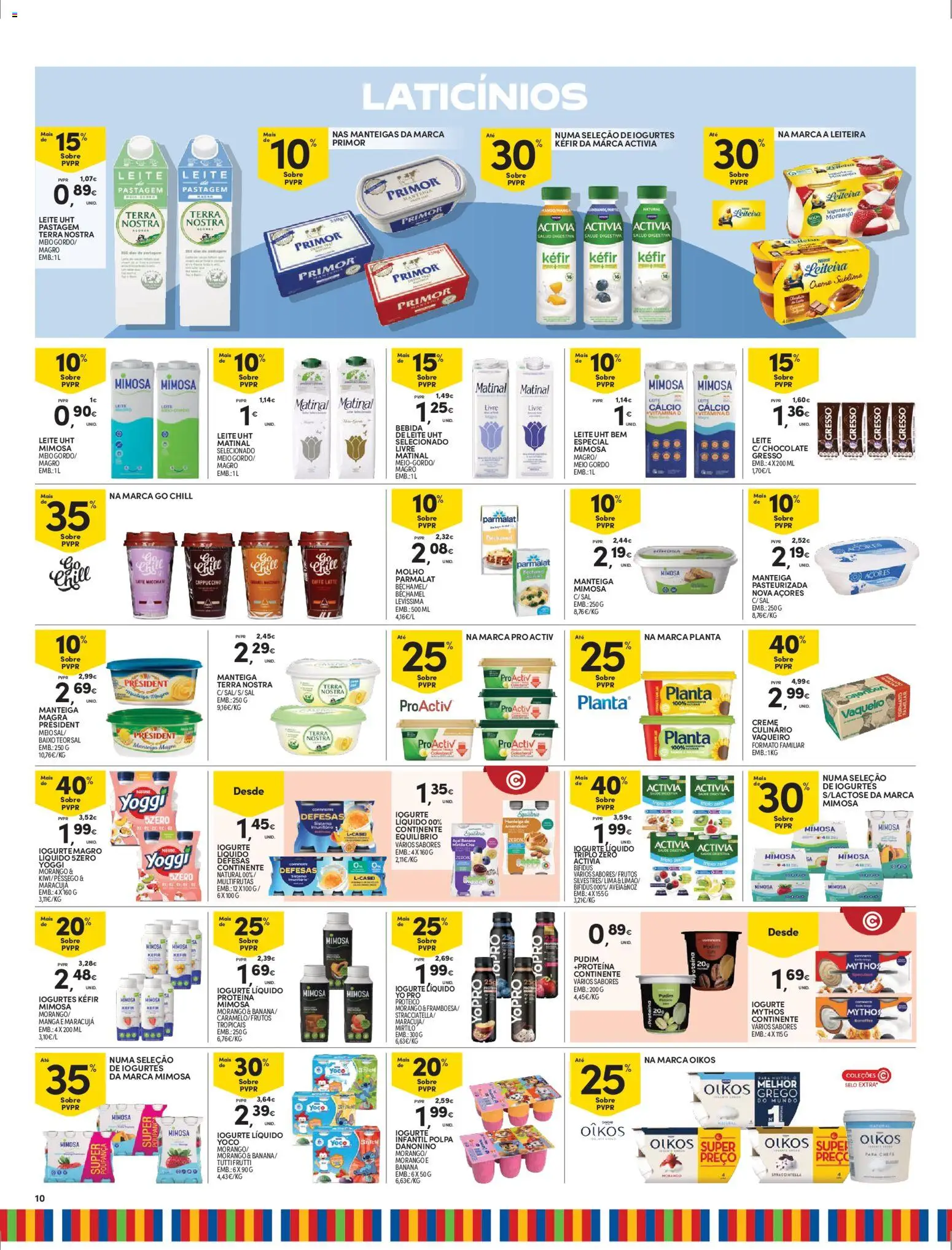 Continente - Madeira │ válido de 17.02.2026 | Página: 10 | Produtos: Cálcio, Sal, Chocolate, Creme