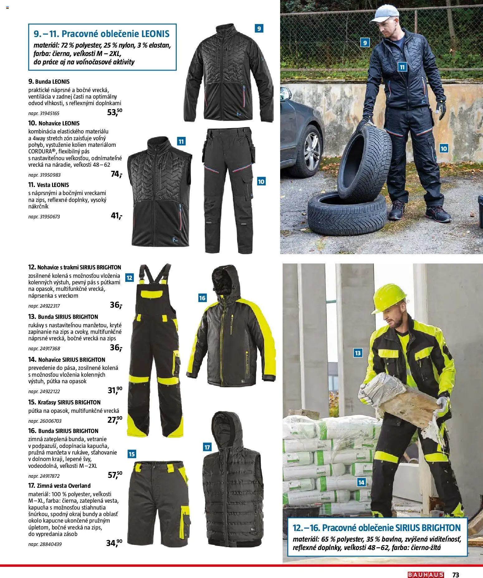 Nové Bauhaus akcie – leták je platný od 26.01.2026 | Strana: 73 | Produkty: Pás, Bunda, Opasok