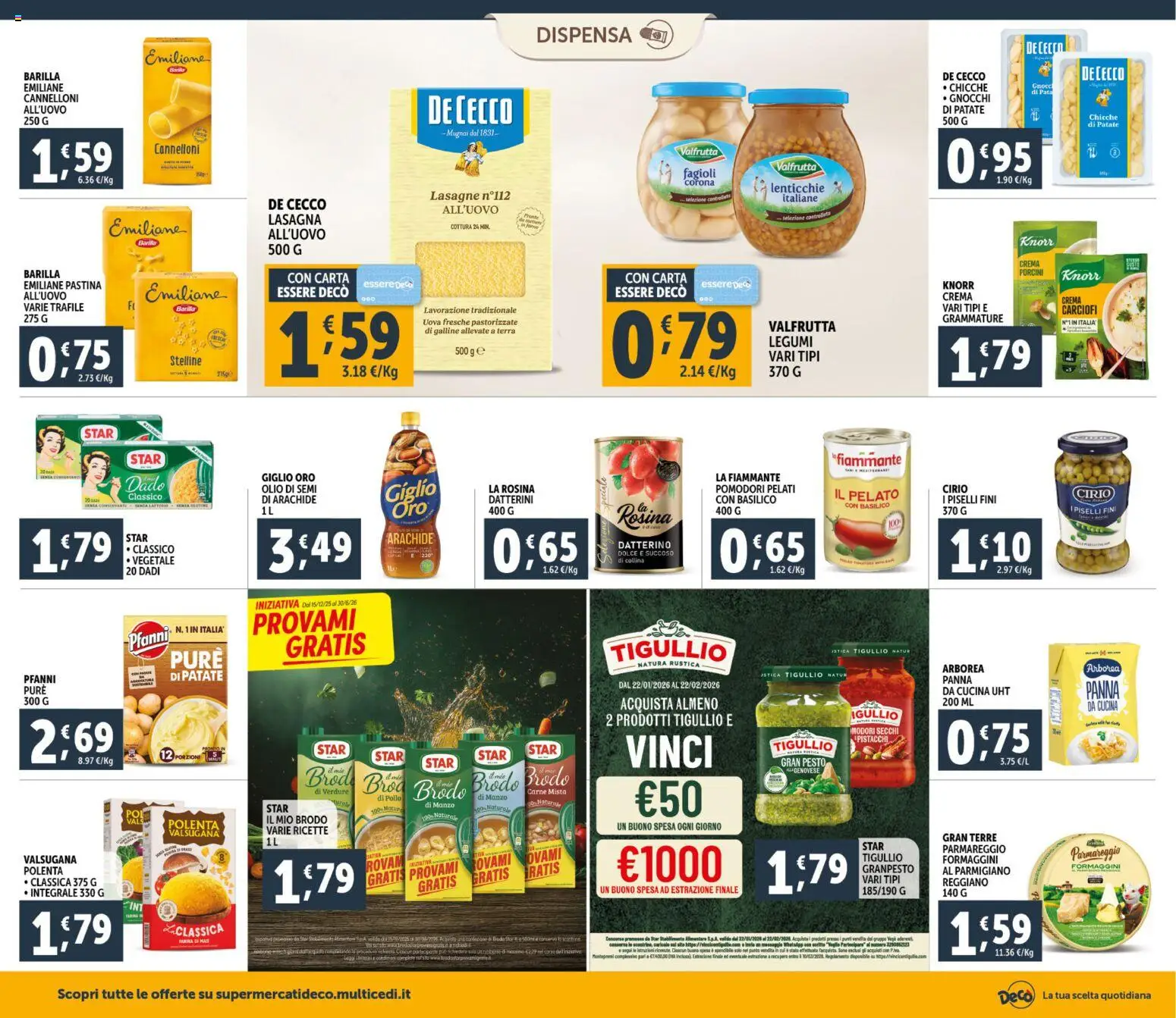 Volantino Decò del 30.01.2026 | Pagina: 14 | Prodotti: Patate, Lasagna, Basilico, Gnocchi