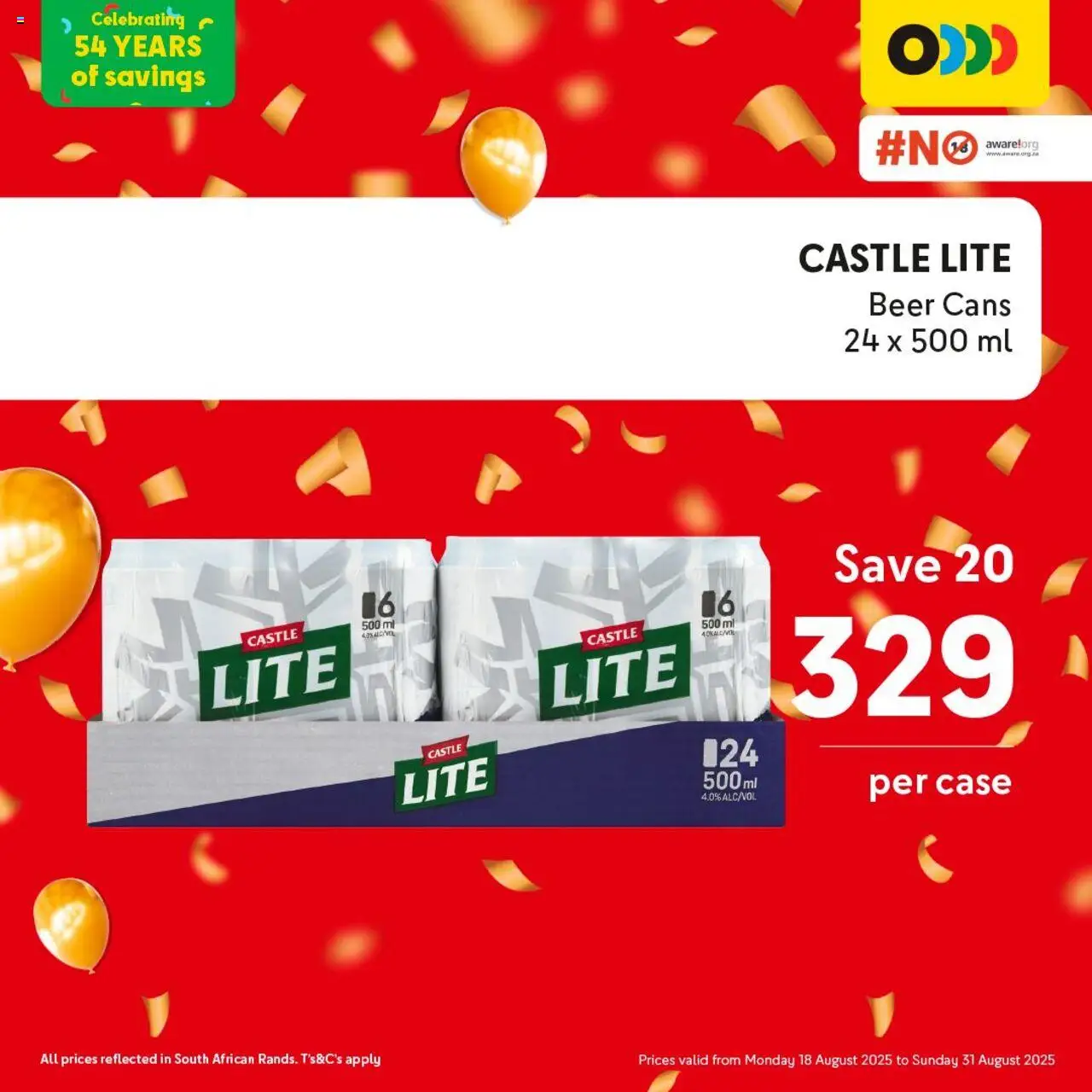 Makro Birthday Deals Beer │ valid from 18.08.2025 | Page: 4 | Products: Case, Beer