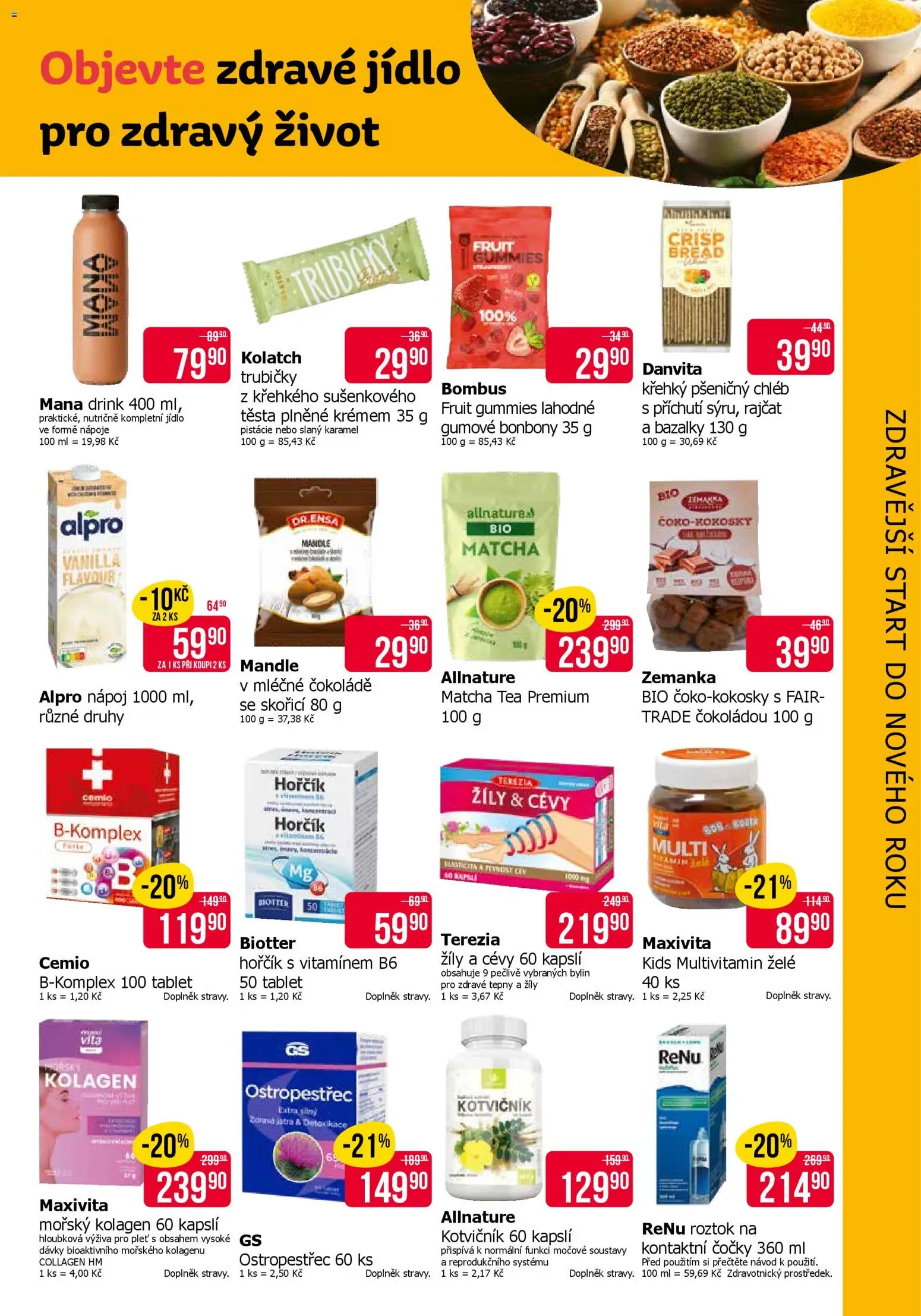 TETA Drogerie leták od 15.01.2026 | Strana: 3 | Produkty: Kontaktní čočky, Chléb, Pistácie, Matcha