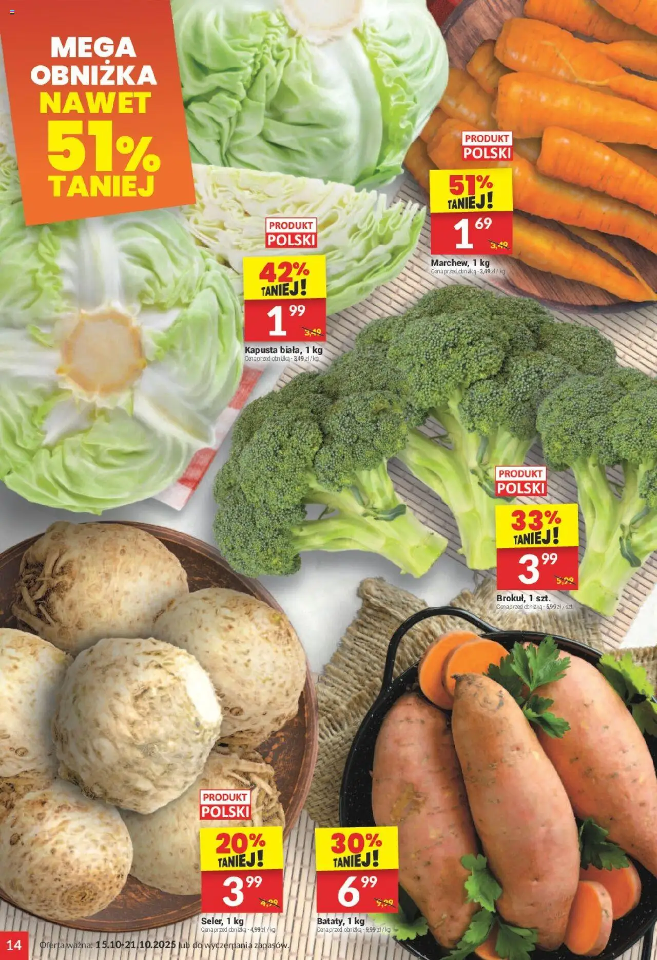 Twój Market Gazetka od 15.10.2025 | Strona: 14 | Produkty: Kapusta