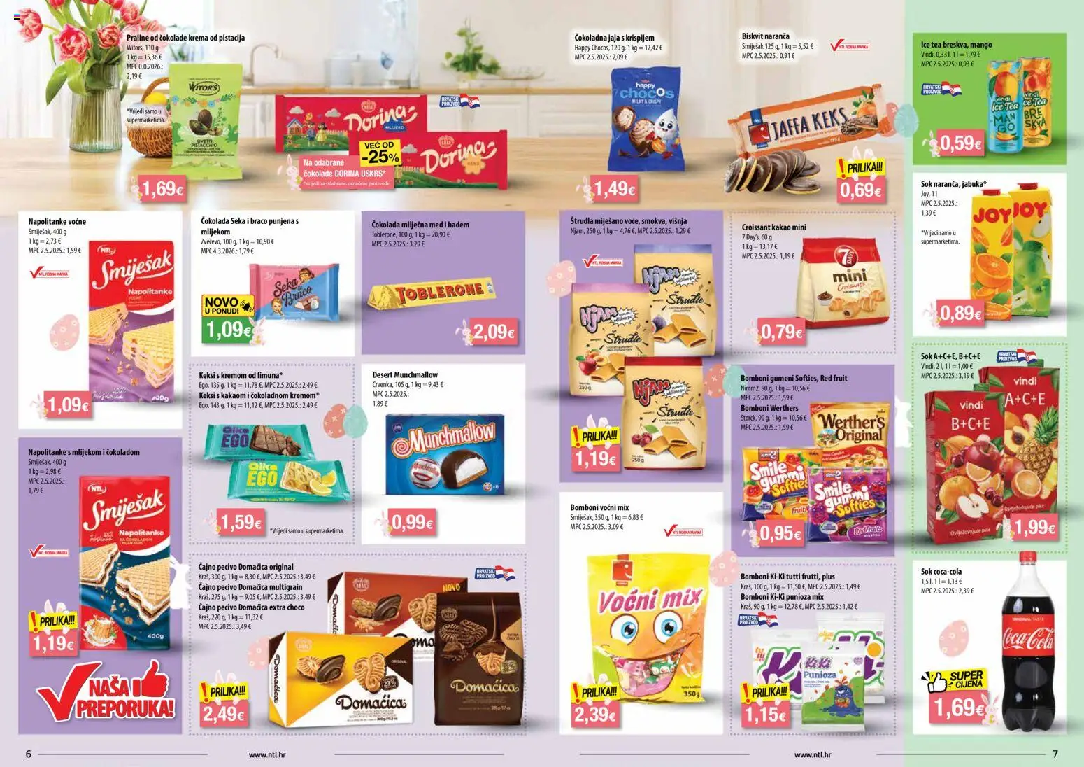 NTL katalog | vrijedi od 25.03.2026 | Stranica: 4 | Proizvodi: Coca cola, Bomboni, Mango, Kakao