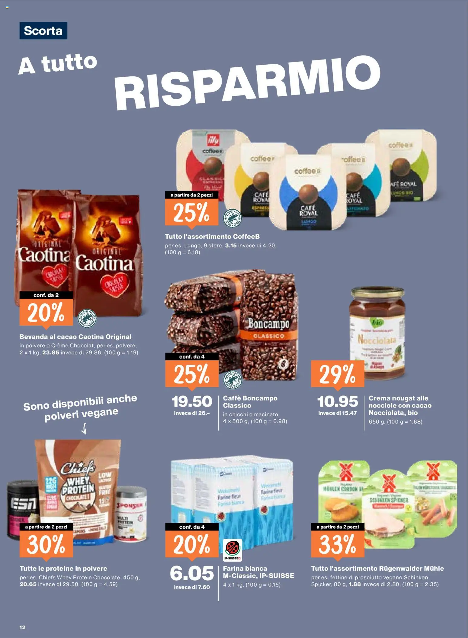 Migros aktionen IT – gültig ab 09.04.2026 | Seite: 12 | Produkte: Schinken, Mühle, Creme