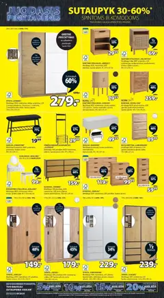 JYSK leidinys galioja nuo 18.11.2025 | Puslapis: 8 | Prekių: Spinta, Komoda, Naktinis staliukas, Lentyna