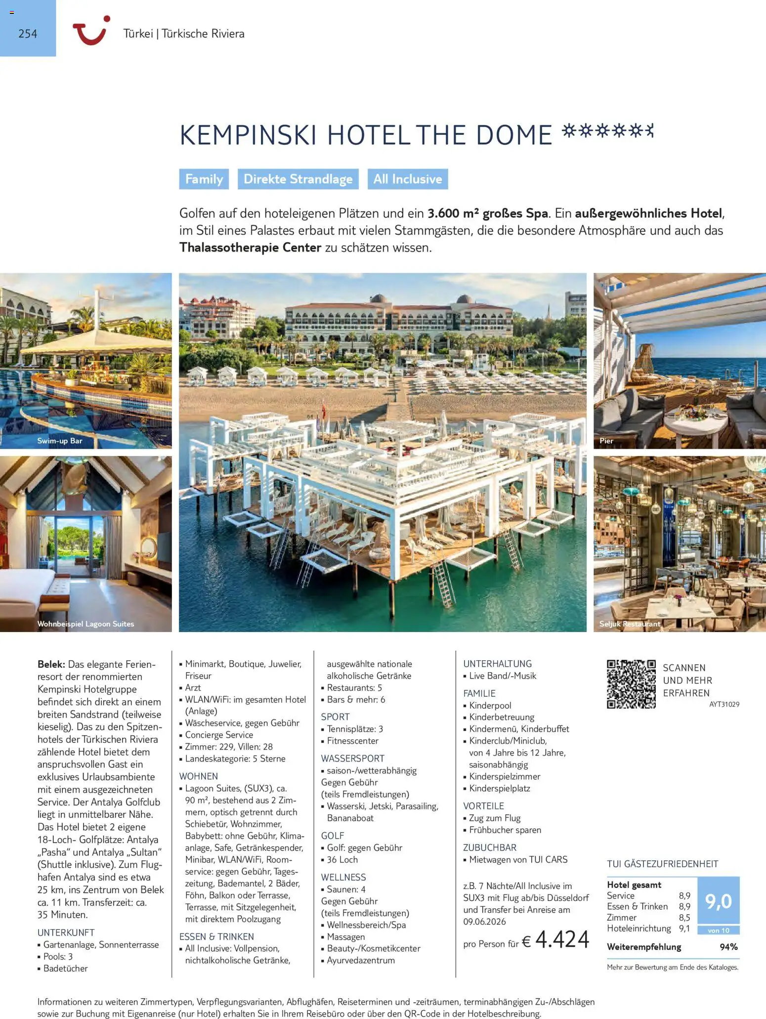 Aida  Südeuropa & Nordafrika 2026/27 – gültig ab 01.01.2026 | Seite: 254 | Produkte: Babybett