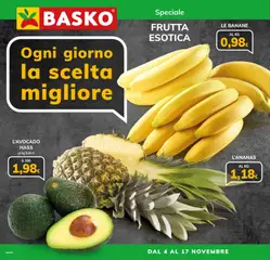 Anteprima del volantino Basko Frutta esotica catalogo valido a partire dal 04.11.2025