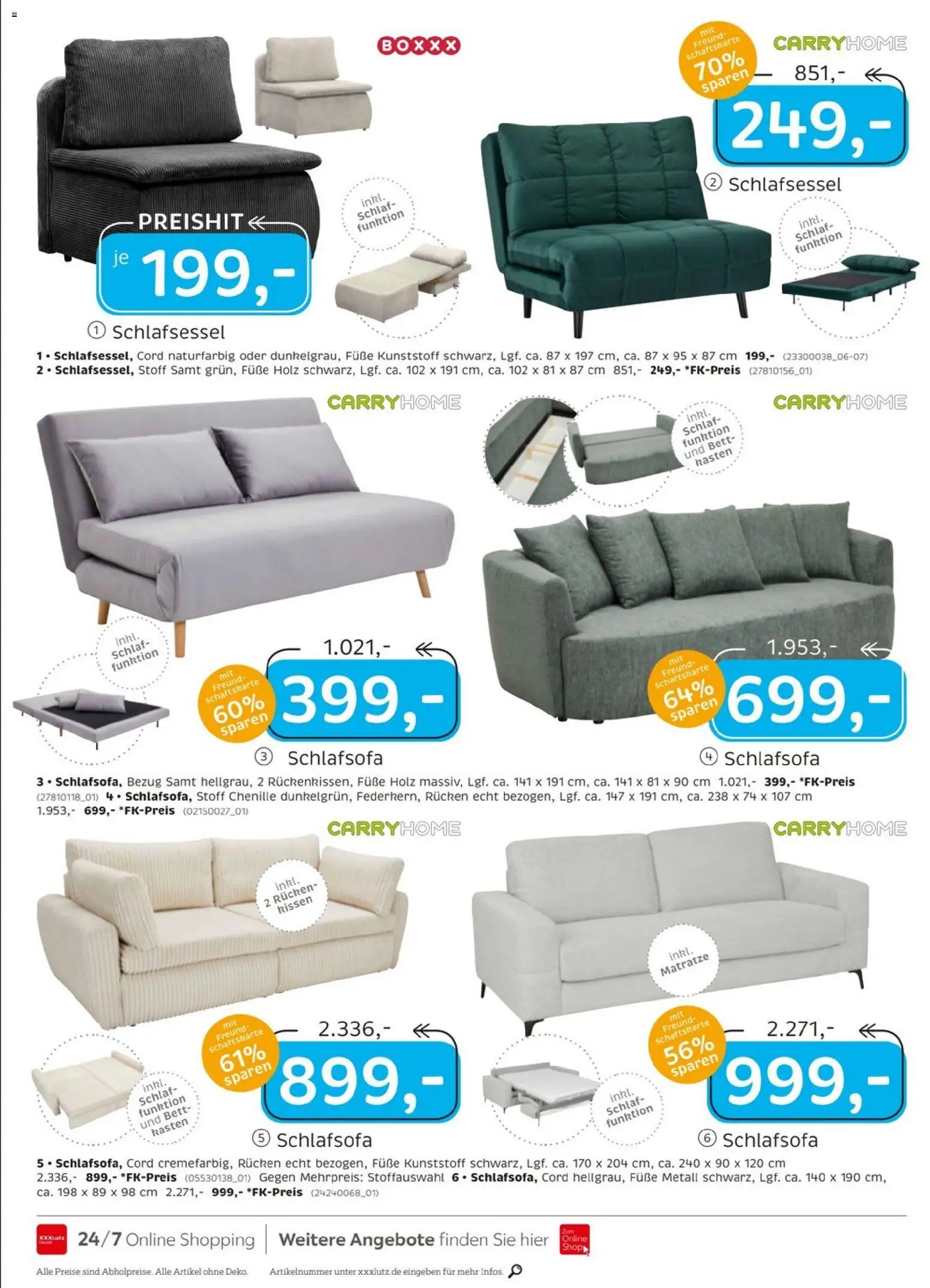 XXXL Lutz - Junges Wohnen – gültig ab 27.12.2025 | Seite: 16 | Produkte: Schlafsofa, Bett, Matratze