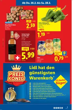 Lidl Aktionen ab 26.02.2026 gültig | Seite: 5 | Produkte: Rosewein