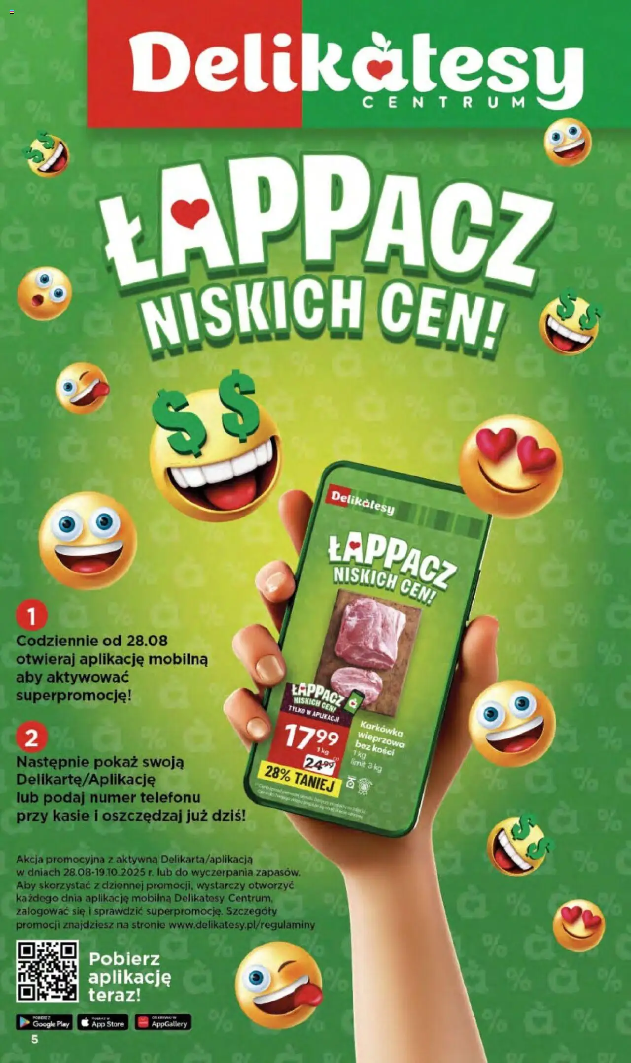Delikatesy Centrum Gazetka od 11.09.2025 | Strona: 5 | Produkty: Karkówka, Karkówka wieprzowa, Delikatesy