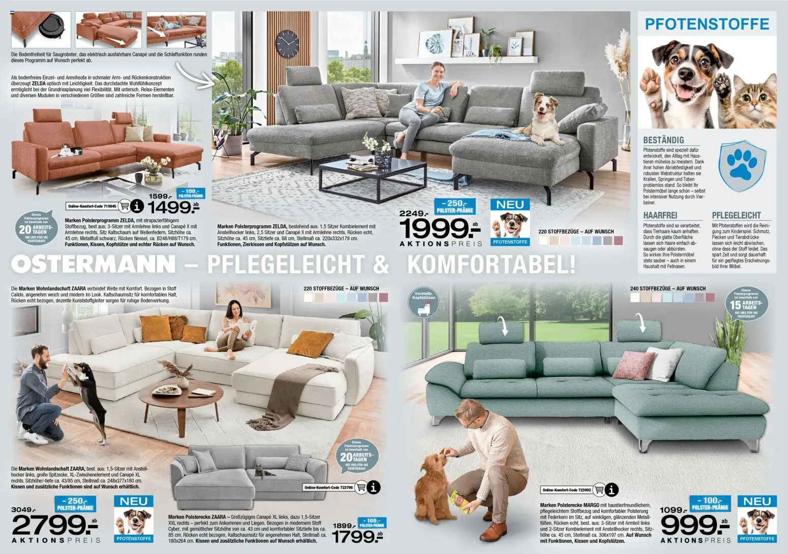 Ostermann Prospekt Gartenmöbel – gültig ab 16.04.2026 | Seite: 10 | Produkte: Wohnlandschaft, Hocker, Kissen