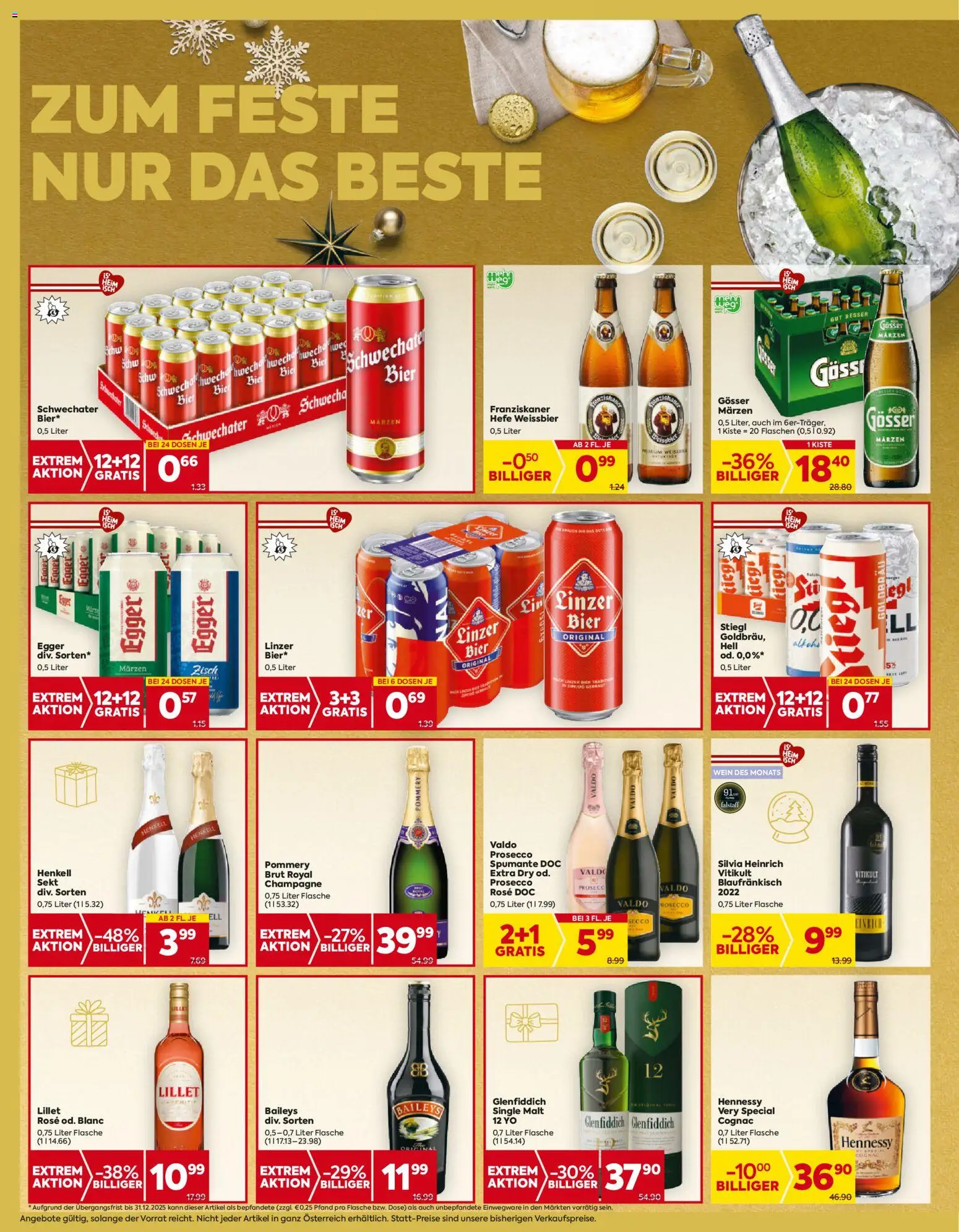 Billa Flugblatt - Oberösterreich gültig ab 18.12.2025 | Seite: 14 | Produkte: Wein, Bier