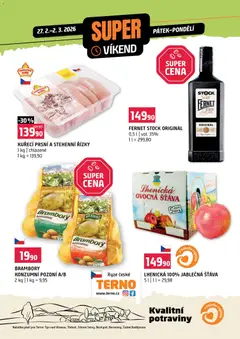 Náhled letáku Terno leták - Super víkend od 27.02.2026