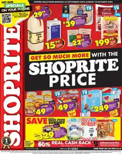 Shoprite specials catalogue – valid from 22.09.2025