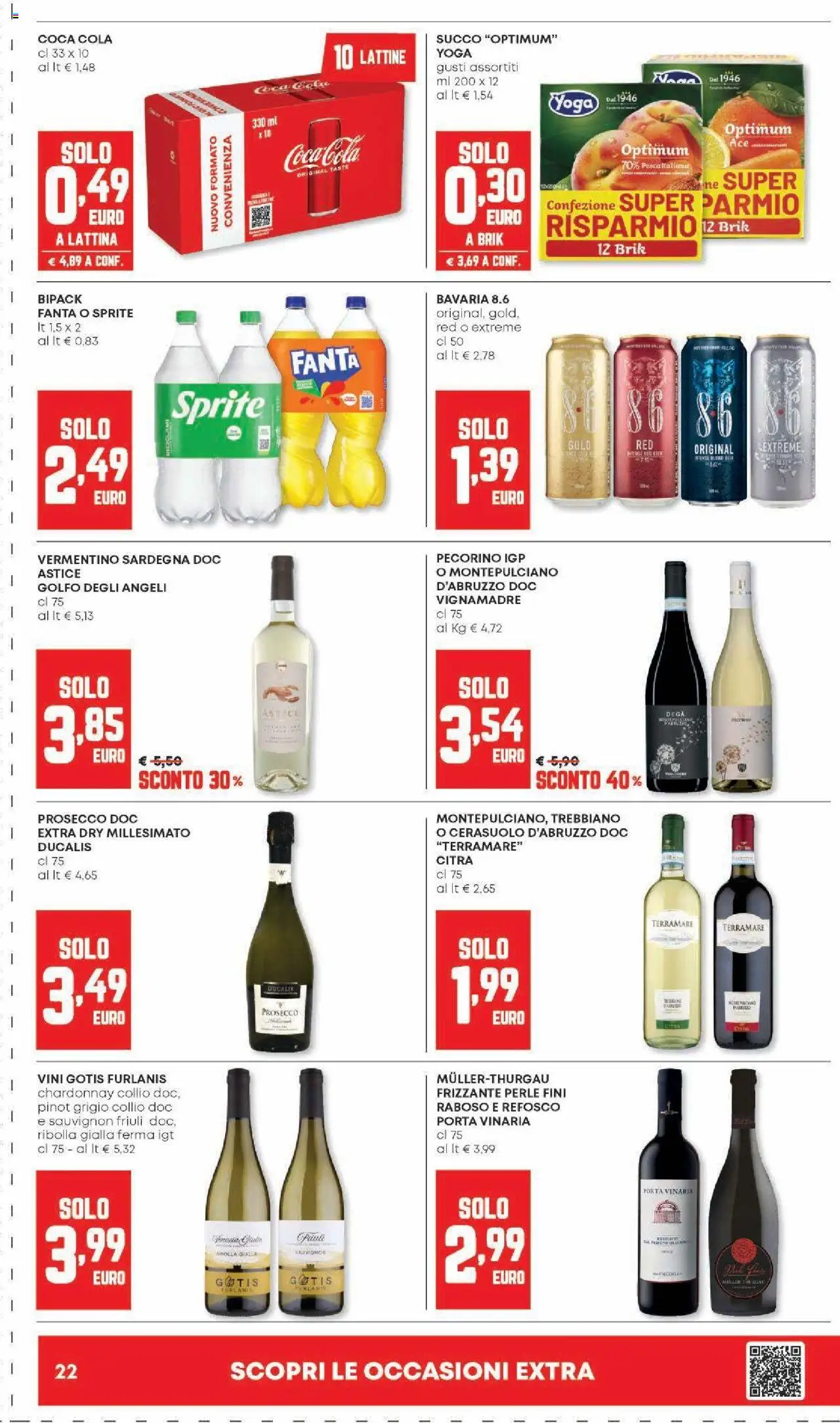 Volantino Panorama del 07.08.2025 | Pagina: 22 | Prodotti: Prosecco, Fanta, Astice, Pecorino