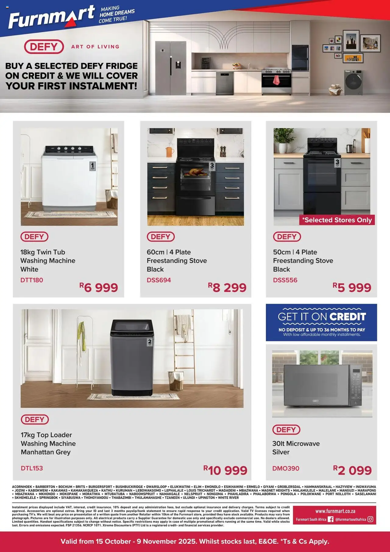 New Furnmart catalogue – valid from 15.10.2025 | Page: 2 | Products: Case, Art, Plate, Microwave