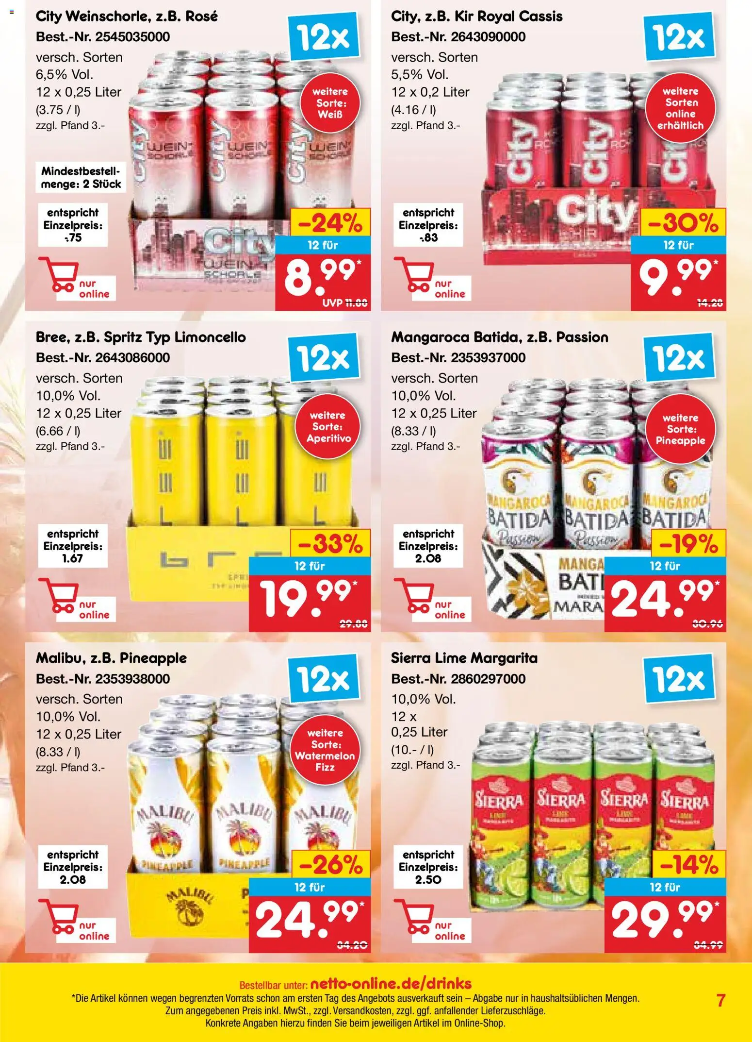 Netto Marken-Discount Online-Sonderangebote – gültig ab 01.04.2026 | Seite: 7 | Produkte: Limoncello