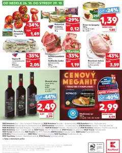 Kaufland leták platný od 23.10.2025 | Strana: 76 | Produkty: Syr, Šunka, Víno, Špagety