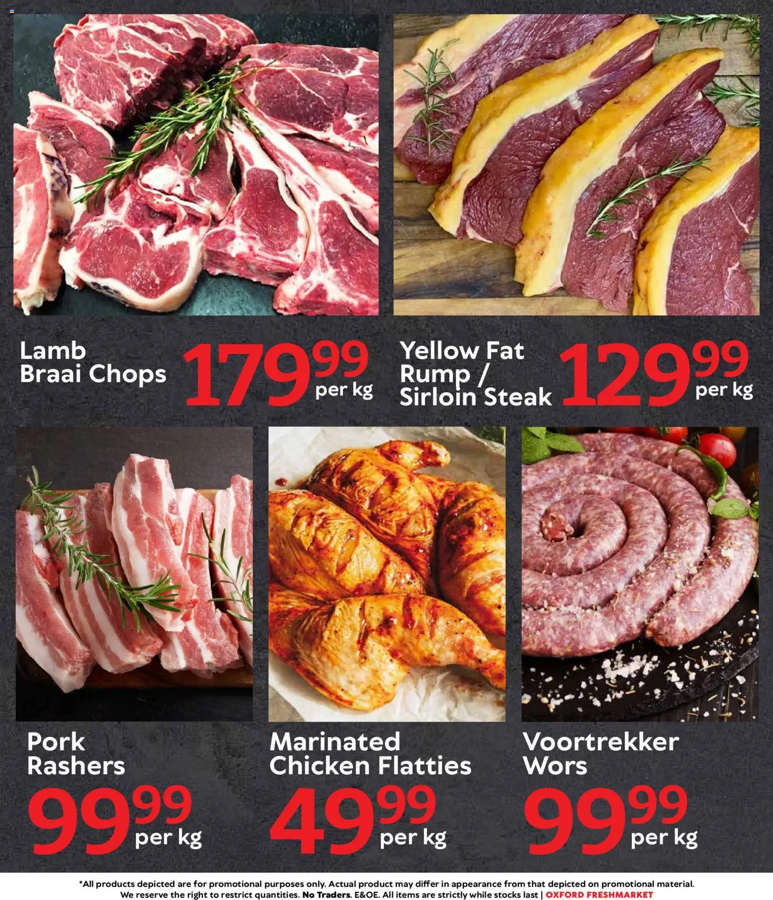 New Oxford Freshmarket catalogue – valid from 27.12.2025 | Page: 4 | Products: Steak, Chicken, Pork