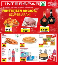 Interspar Akciós újság - amely érvényes a következő dátumtól: 27.11.2025