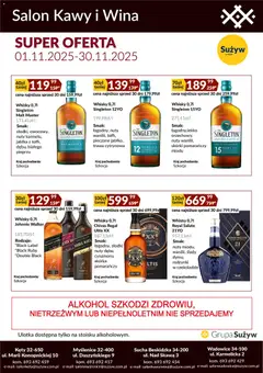Pogląd oferty "Sużyw Gazetka - Salon kawy i wina" - ważna od 01.11.2025 | Strona: 3