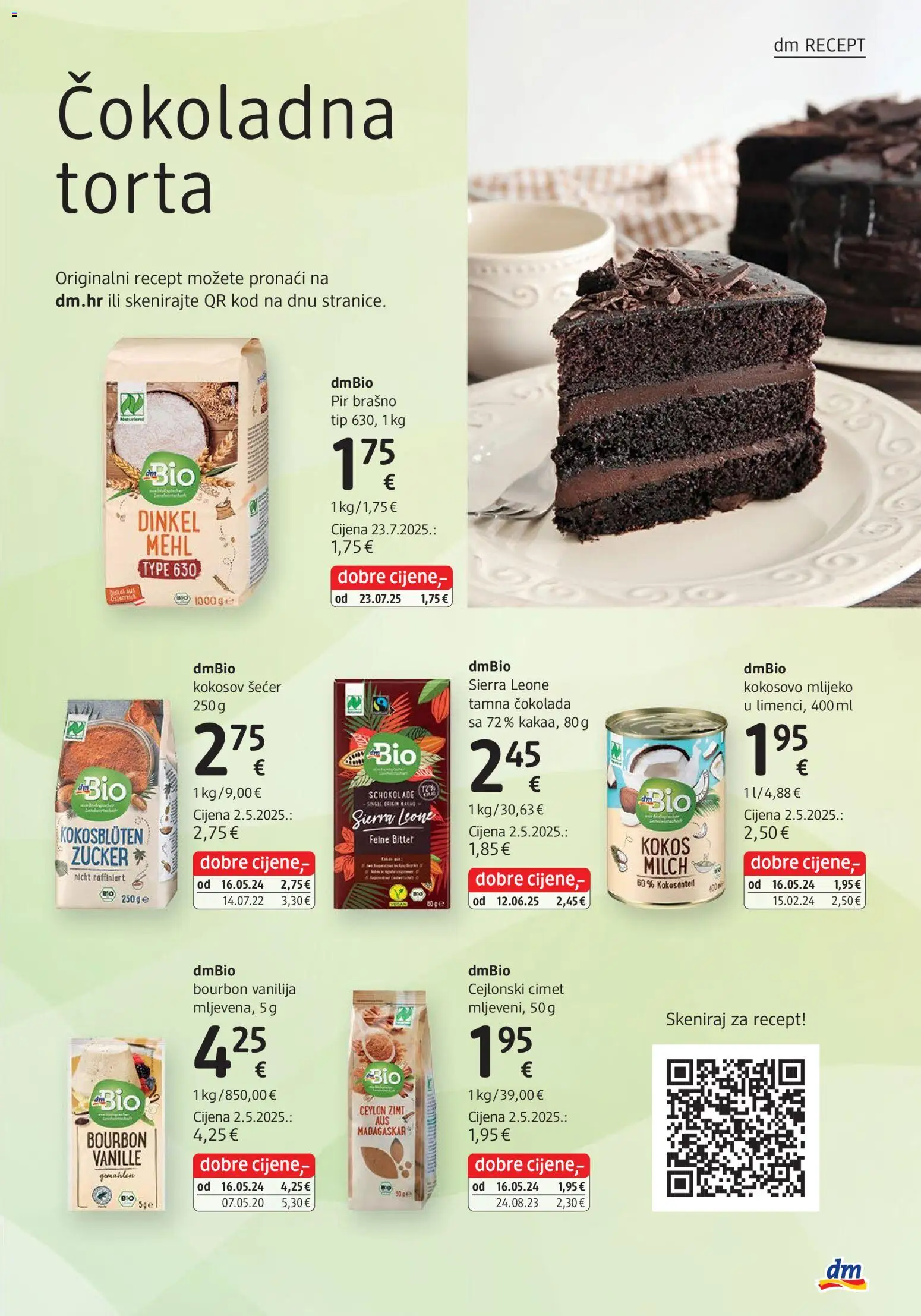 DM katalog | vrijedi od 01.03.2026 | Stranica: 29 | Proizvodi: Čokolada, Brašno, Šećer, Torta