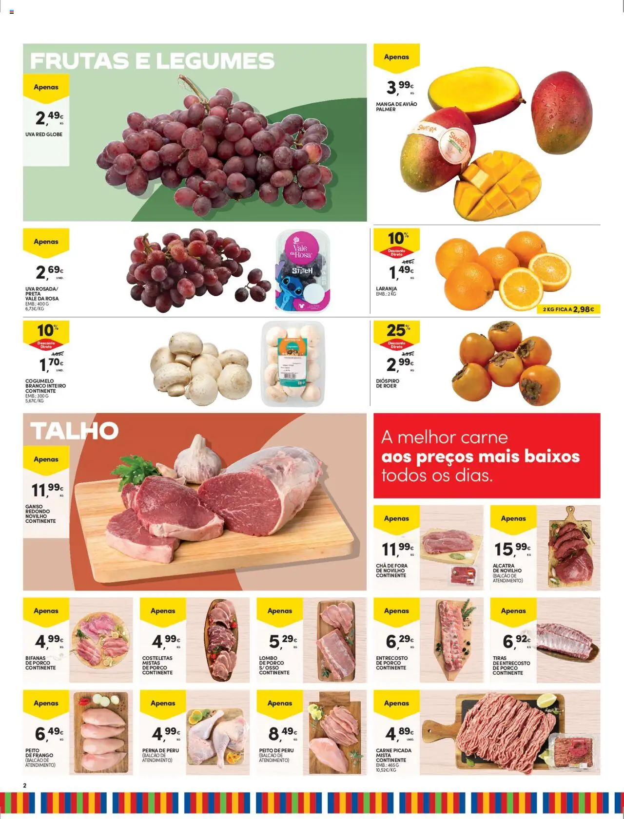 Continente - Madeira │ válido de 30.09.2025 | Página: 2 | Produtos: Peru, Carne picada, Lombo, Carne